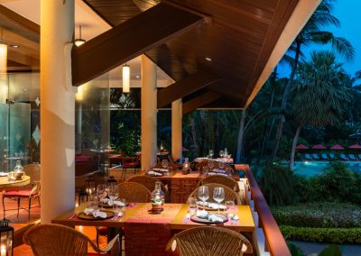 Enjoy a beautiful setting at Sala Thai at Santiburi